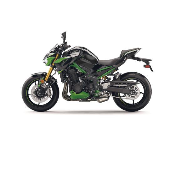 Grip adhésif de réservoir noir et transparent STOMPGRIP VOLCANO - KAWASAKI 900 Z 2021-25 / 900 Z SE 2022-24
