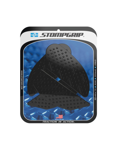Grip adhésif de réservoir noir STOMPGRIP VOLCANO - KAWASAKI 1000 NINJA H2 SX 2018-26