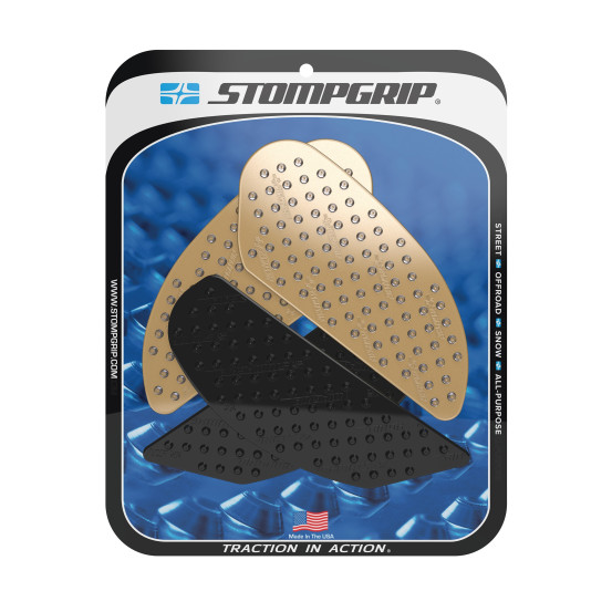 Grip adhésif de réservoir noir et transparent STOMPGRIP VOLCANO - KAWASAKI 1000 NINJA H2 SX 2018-26