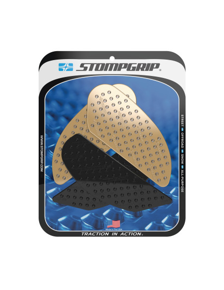 Grip adhésif de réservoir noir et transparent STOMPGRIP VOLCANO - KAWASAKI 1000 NINJA H2 SX 2018-26