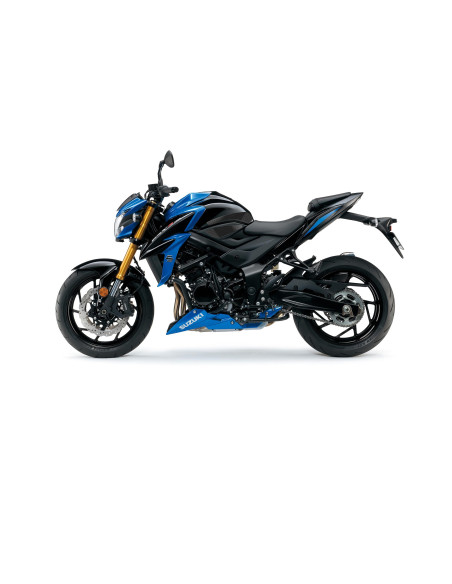 Grip adhésif de réservoir noir et transparent STOMPGRIP VOLCANO - SUZUKI 750 GSX-S 2018-22