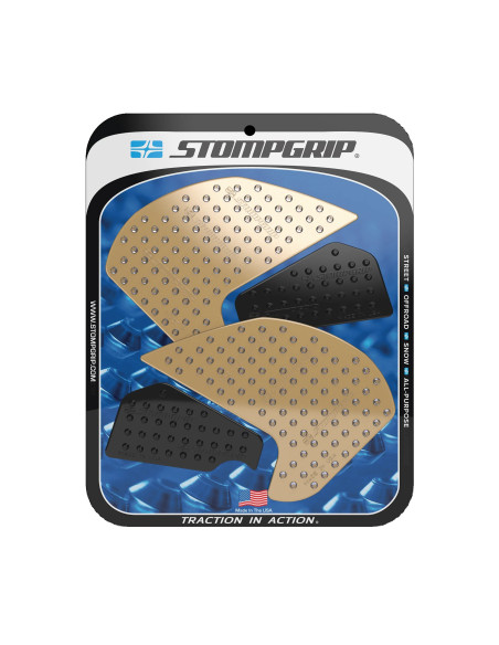 Grip adhésif de réservoir noir et transparent STOMPGRIP VOLCANO - YAMAHA 700 MT-07 2018-21