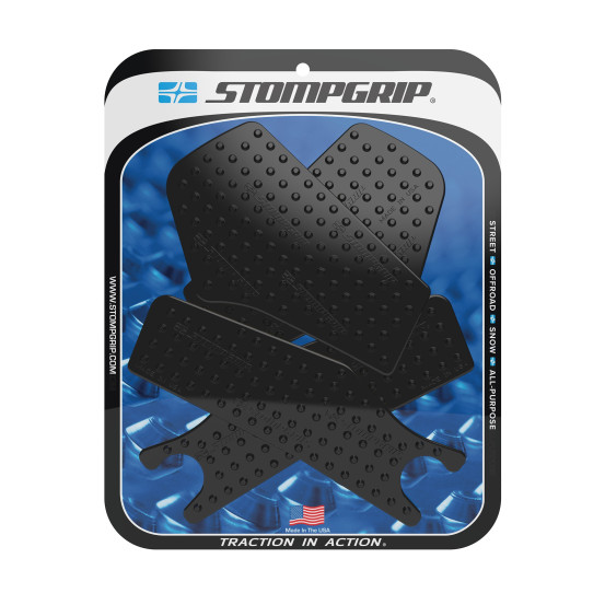 Grip adhésif de réservoir noir STOMPGRIP VOLCANO - HONDA 250 CRF RALLY 2017-20