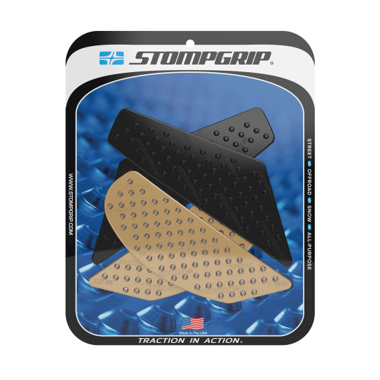 Grip adhésif de réservoir noir et transparent STOMPGRIP VOLCANO - HONDA 750 NC X 2018-20