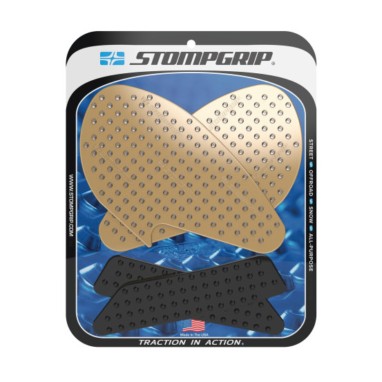 Grip adhésif de réservoir noir et transparent STOMPGRIP VOLCANO - YAMAHA 300 YZF R3 2019-26