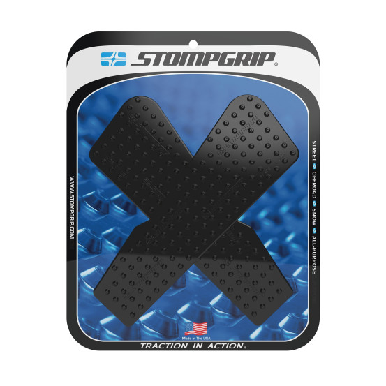 Grip adhésif de réservoir noir STOMPGRIP VOLCANO - BMW 750 F750 GS / 850 F850 GS 2019-23 / 800 F800 GS 2024-26