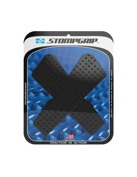 Grip adhésif de réservoir noir STOMPGRIP VOLCANO - BMW 750 F750 GS / 850 F850 GS 2019-23 / 800 F800 GS 2024-26