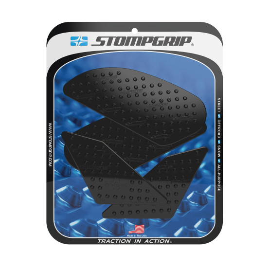 Grip adhésif de réservoir noir STOMPGRIP VOLCANO - HONDA 500 CB-F / 500 CBR-R 2019-25