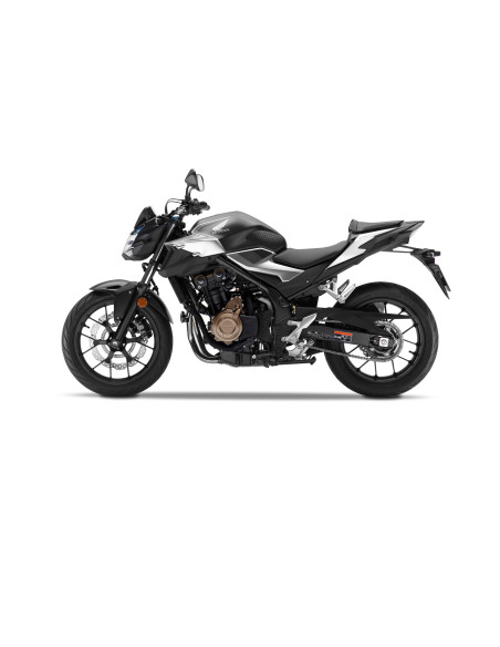 Grip adhésif de réservoir transparent STOMPGRIP VOLCANO - HONDA 500 CB-F / 500 CBR-R 2019-25
