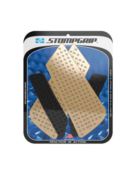Grip adhésif de réservoir noir et transparent STOMPGRIP VOLCANO - BMW 850 F850 GS ADVENTURE / 900 F900 GS ADVENTURE