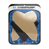 Grip adhésif de réservoir noir et transparent STOMPGRIP VOLCANO - YAMAHA 700 YZF R7 2022-25