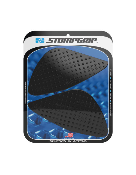 Grip adhésif de réservoir noir STOMPGRIP VOLCANO - YAMAHA 900 MT-09 / TRIUMPH 1200 SPEED TRIPLE RR / 1200 SPEED TRIPLE RS