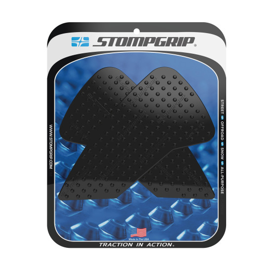 Grip adhésif de réservoir noir STOMPGRIP VOLCANO - HONDA 1100 CRF L AFRICA TWIN ADVENTURE SPORTS 2021-26