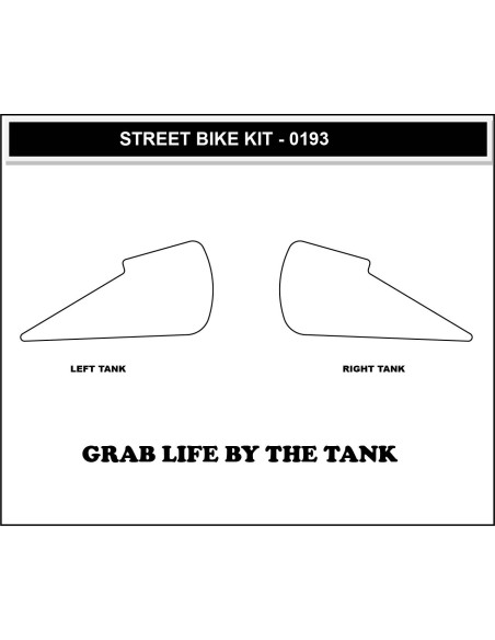 Grip adhésif de réservoir transparent STOMPGRIP VOLCANO - KTM 1290 SUPER DUKE R 2020-23 / 1290 SUPER DUKE R EVO 2022-23