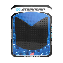 Grip adhésif de réservoir noir STOMPGRIP VOLCANO - TRIUMPH 765 STREET TRIPLE RS / 765 STREET TRIPLE MOTO2 2023-26