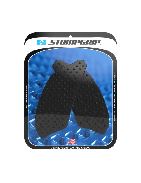 Grip adhésif de réservoir noir STOMPGRIP VOLCANO - BMW 310 G310 R 2021-25