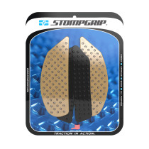 Grip adhésif de réservoir noir et transparent STOMPGRIP VOLCANO - YAMAHA 1000 MT-10 2022-25
