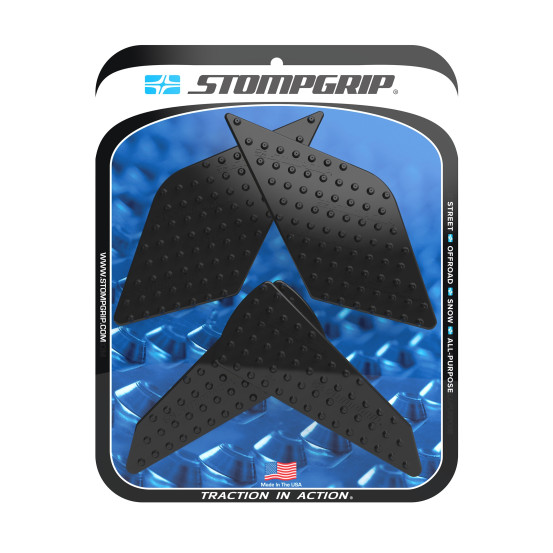 Grip adhésif de réservoir noir STOMPGRIP VOLCANO - KAWASAKI 400 ZX-4R NINJA / 400 ZX-4RR NINJA 2024-26