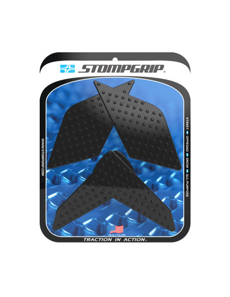 Grip adhésif de réservoir noir STOMPGRIP VOLCANO - KAWASAKI 400 ZX-4R NINJA / 400 ZX-4RR NINJA 2024-26