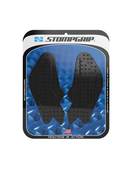 Grip adhésif de réservoir noir STOMPGRIP VOLCANO - SUZUKI 800 GSX-8R / 800 GSX-8S 2024-26