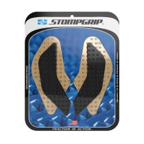 Grip adhésif de réservoir noir et transparent STOMPGRIP VOLCANO - SUZUKI 800 GSX-8R / 800 GSX-8S 2024-26