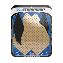 Grip adhésif de réservoir noir et transparent STOMPGRIP VOLCANO - HONDA 600 CBR-RR 2024-26