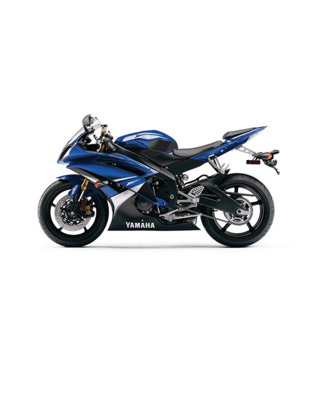 Grip adhésif de réservoir noir et transparent STOMPGRIP ICON - YAMAHA 600 YZF R6 2008-16