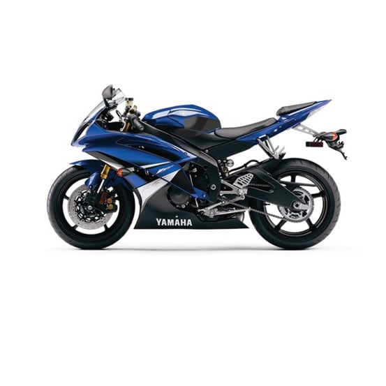 Grip adhésif de réservoir noir et transparent STOMPGRIP ICON - YAMAHA 600 YZF R6 2008-16