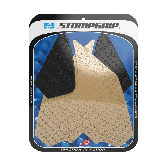 Grip adhésif de réservoir noir et transparent STOMPGRIP ICON - HONDA 1000 CBR-RR 2012-16 / 1000 CBR-RR SP 2014-16