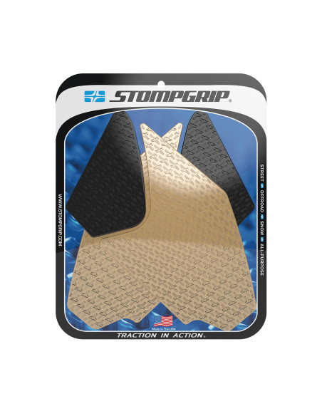 Grip adhésif de réservoir noir et transparent STOMPGRIP ICON - HONDA 1000 CBR-RR 2012-16 / 1000 CBR-RR SP 2014-16
