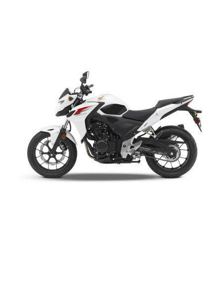 Grip adhésif de réservoir noir et transparent STOMPGRIP ICON - HONDA 400 CB-F / 500 CB-F / 400 CBR-R / 500 CBR-R 2013-15