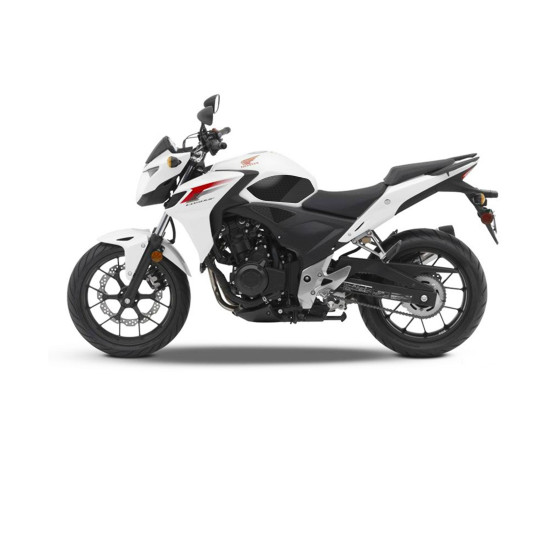 Grip adhésif de réservoir noir et transparent STOMPGRIP ICON - HONDA 400 CB-F / 500 CB-F / 400 CBR-R / 500 CBR-R 2013-15