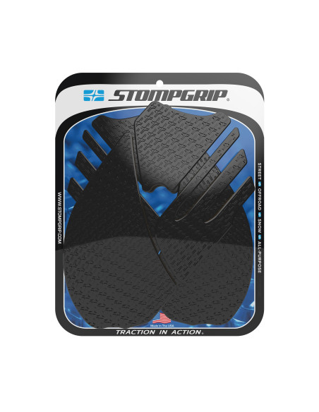 Grip adhésif de réservoir noir STOMPGRIP ICON - KAWASAKI 1400 ZX-14R / 1400 ZZR 2006-11