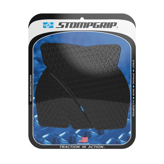Grip adhésif de réservoir noir STOMPGRIP ICON - KAWASAKI 600 ZX-6R 2009-16 / 636 ZX-6R 2017-26