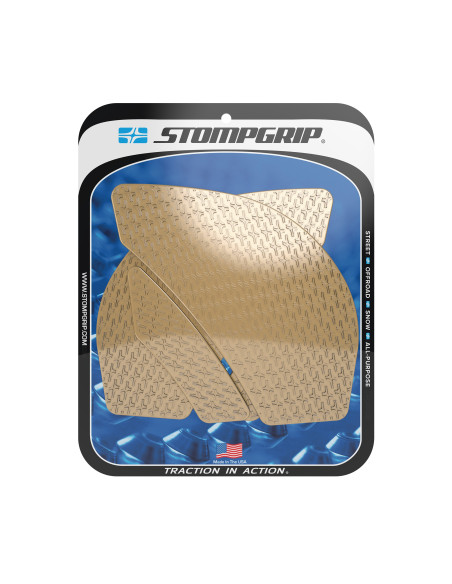 Grip adhésif de réservoir transparent STOMPGRIP ICON - KAWASAKI 600 ZX-6R 2009-16 / 636 ZX-6R 2017-26