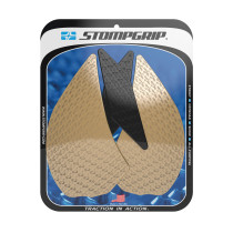 Grip adhésif de réservoir noir et transparent STOMPGRIP ICON - KAWASAKI 1000 Z 2010-15 / 1000 Z SX 2012-16