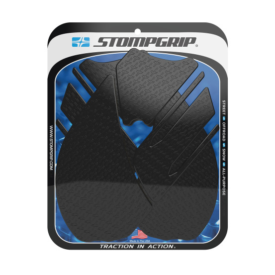 Grip adhésif de réservoir noir STOMPGRIP ICON - KAWASAKI 1400 ZX-14R 2012-18 / 1400 ZZR 2012-20