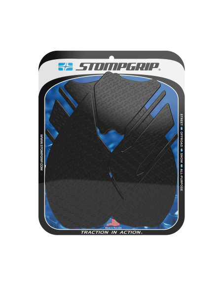 Grip adhésif de réservoir noir STOMPGRIP ICON - KAWASAKI 1400 ZX-14R 2012-18 / 1400 ZZR 2012-20