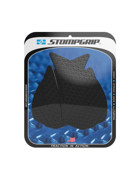 Grip adhésif de réservoir noir STOMPGRIP ICON - KAWASAKI 1000 NINJA 2011-13 / 1000 NINJA SX 2014-19 / 1000 Z SX 2011-17