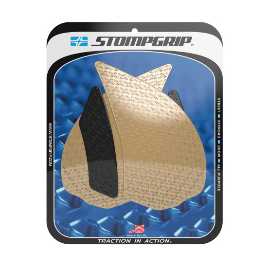 Grip adhésif de réservoir noir et transparent STOMPGRIP ICON - KAWASAKI 1000 NINJA / 1000 NINJA SX / 1000 Z SX