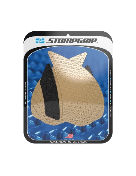 Grip adhésif de réservoir noir et transparent STOMPGRIP ICON - KAWASAKI 1000 NINJA / 1000 NINJA SX / 1000 Z SX