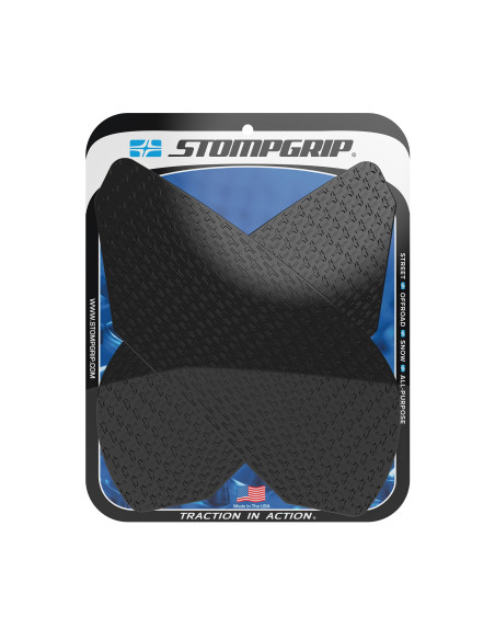 Grip adhésif de réservoir noir STOMPGRIP ICON - TRIUMPH 675 DAYTONA 2006-12 / 675 DAYTONA R 2011-12 / 675 STREET TRIPLE 2008-12