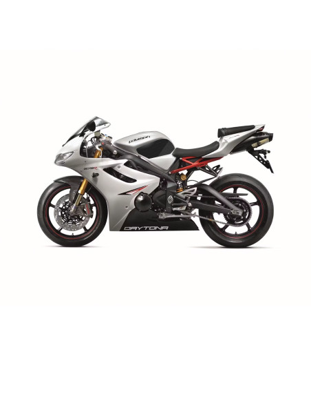 Grip adhésif de réservoir noir STOMPGRIP ICON - TRIUMPH 675 DAYTONA 2006-12 / 675 DAYTONA R 2011-12 / 675 STREET TRIPLE 2008-12