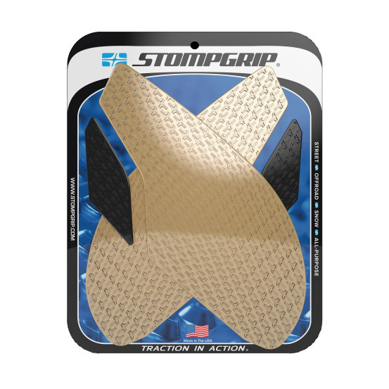 Grip adhésif de réservoir noir et transparent STOMPGRIP ICON - TRIUMPH 675 DAYTONA / 675 DAYTONA R / 765 DAYTONA