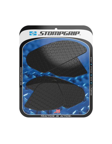 Grip adhésif de réservoir noir STOMPGRIP ICON - HONDA 300 CB-F 2015-18 / 450 CRF-R / 450 CRF-RX / 250 CRF-R / 250 CRF-RX 2025-26