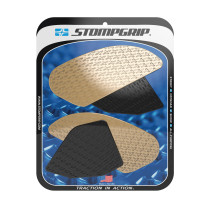 Grip adhésif de réservoir noir et transparent STOMPGRIP ICON - HONDA 300 CB-F / 450 CRF-R / 450 CRF-RX / 250 CRF-R / 250 CRF-RX