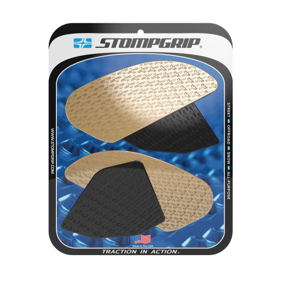 Grip adhésif de réservoir noir et transparent STOMPGRIP ICON - HONDA 300 CB-F / 450 CRF-R / 450 CRF-RX / 250 CRF-R / 250 CRF-RX