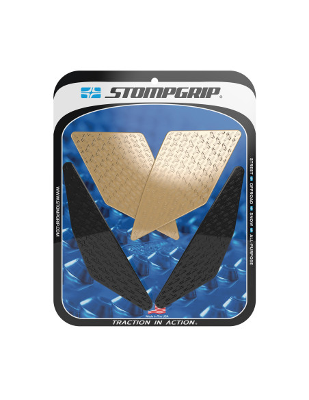 Grip adhésif de réservoir noir et transparent STOMPGRIP ICON - YAMAHA 850 MT-09 TRACER 2015