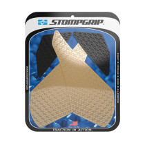 Grip adhésif de réservoir noir et transparent STOMPGRIP ICON - BMW 1200 R1200 RS 2015-18 / 1250 R1250 RS 2019-20