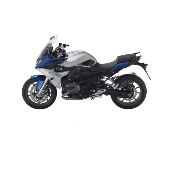 Grip adhésif de réservoir noir et transparent STOMPGRIP ICON - BMW 1200 R1200 RS 2015-18 / 1250 R1250 RS 2019-20